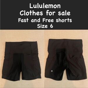 Lululemon Fast and Free Short